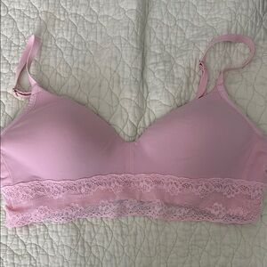 Natori Soft Pink Lace Bralette